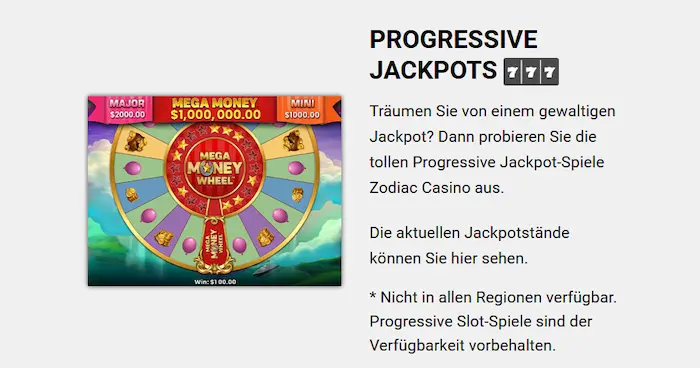 Zodiac Casino Spiel