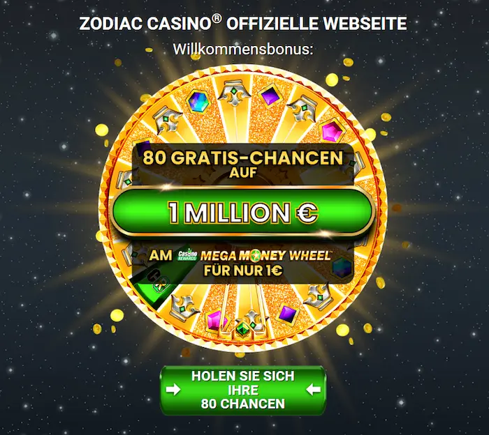Zodiac Casino bonus